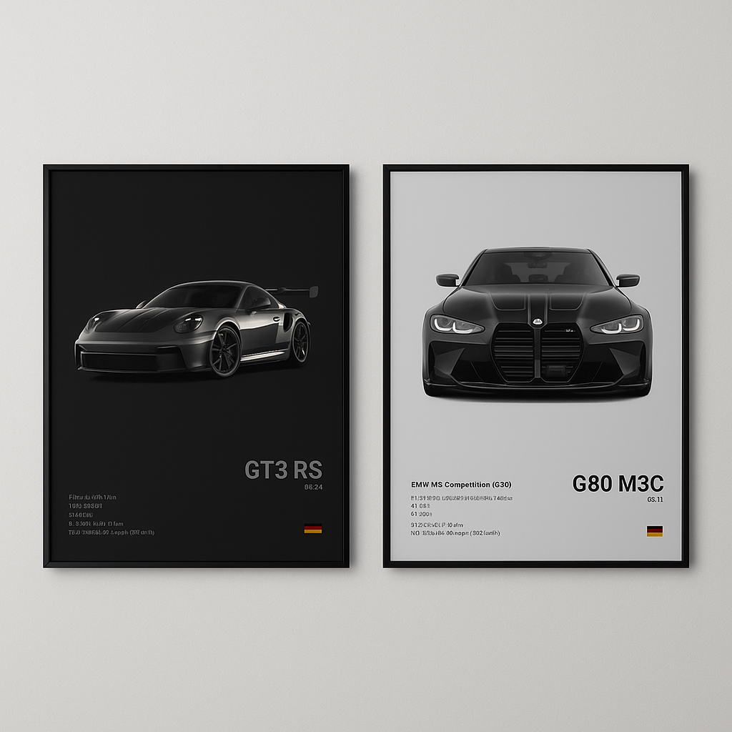 SuperCar Model Posters