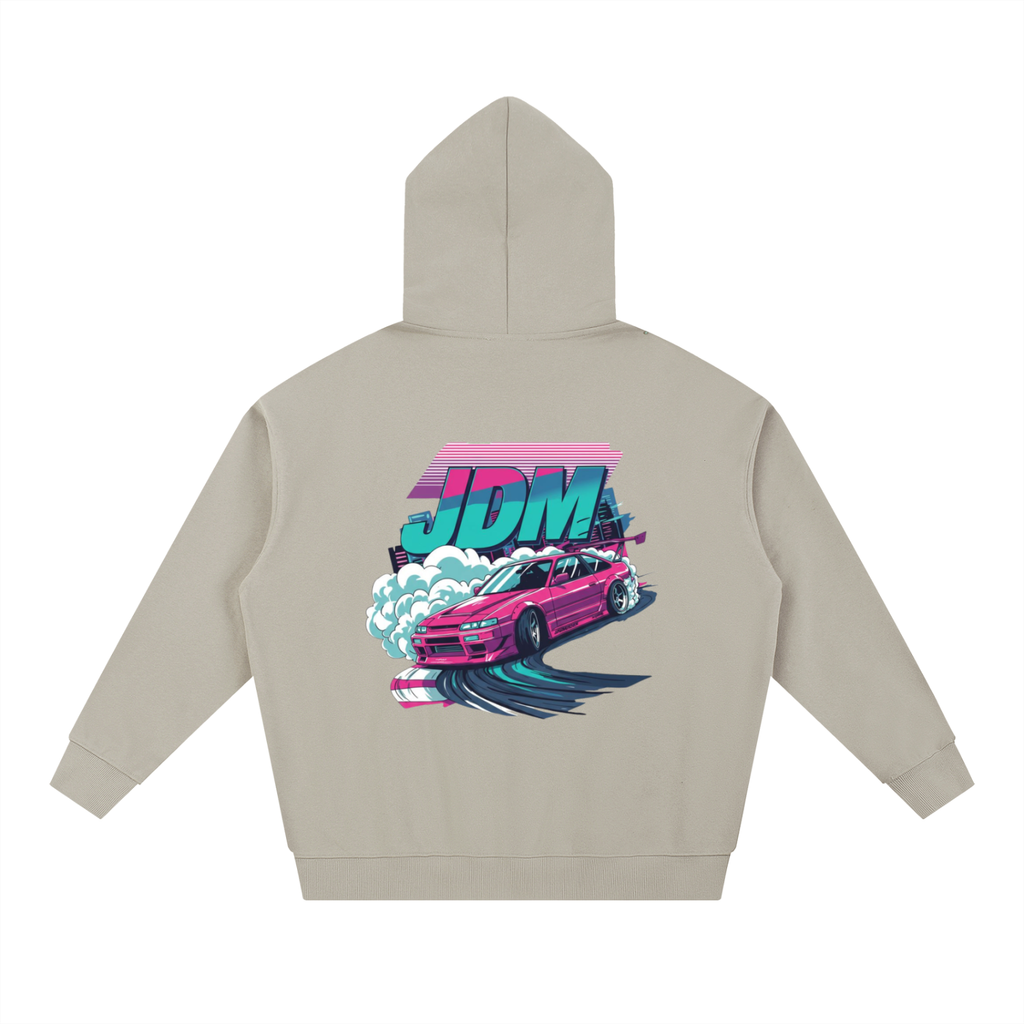 JDM Neon Drift Heavyweight Hoodie