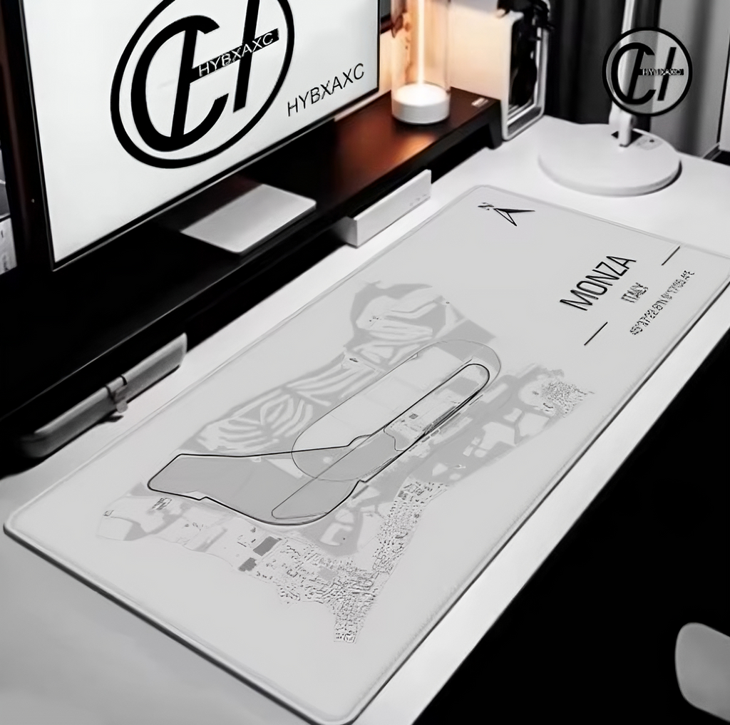 Motorsport Racetrack Inspired Mousepads (White)