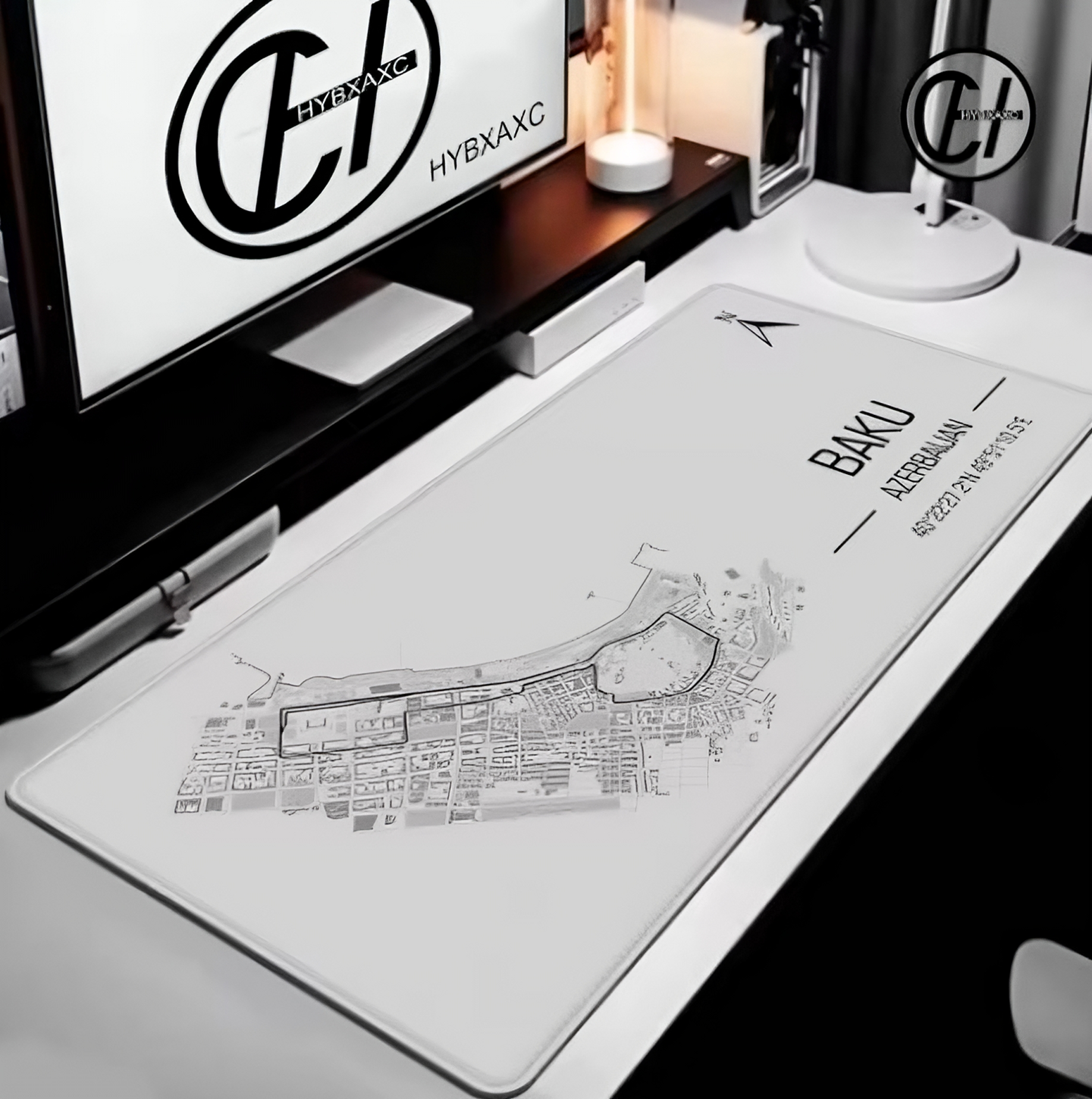 Motorsport Racetrack Inspired Mousepads (White)