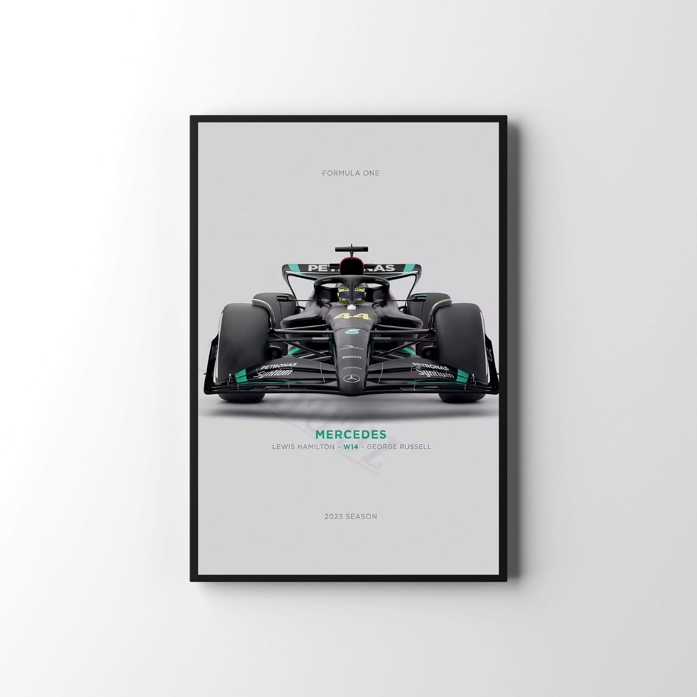 Merc Motorsport Racing Poster