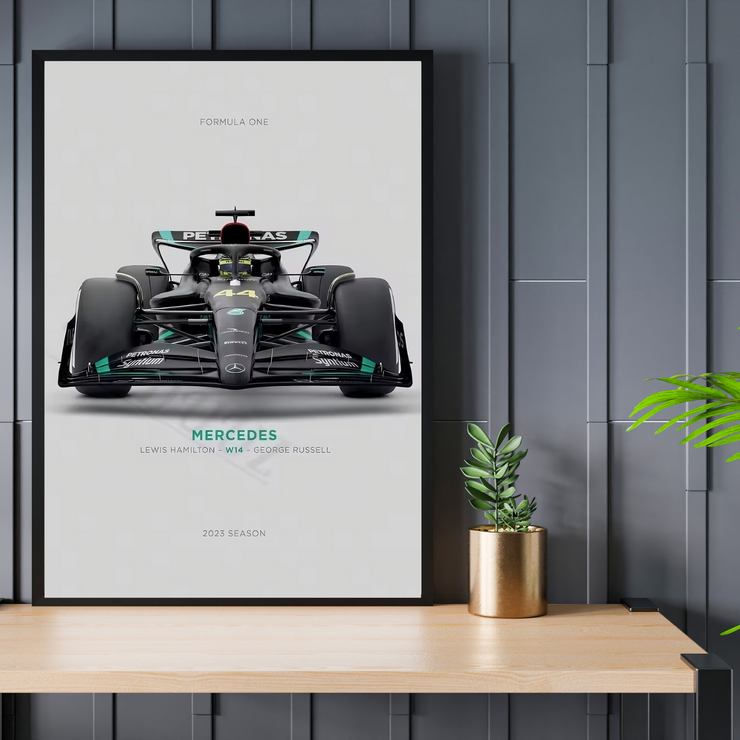 Merc Motorsport Racing Poster