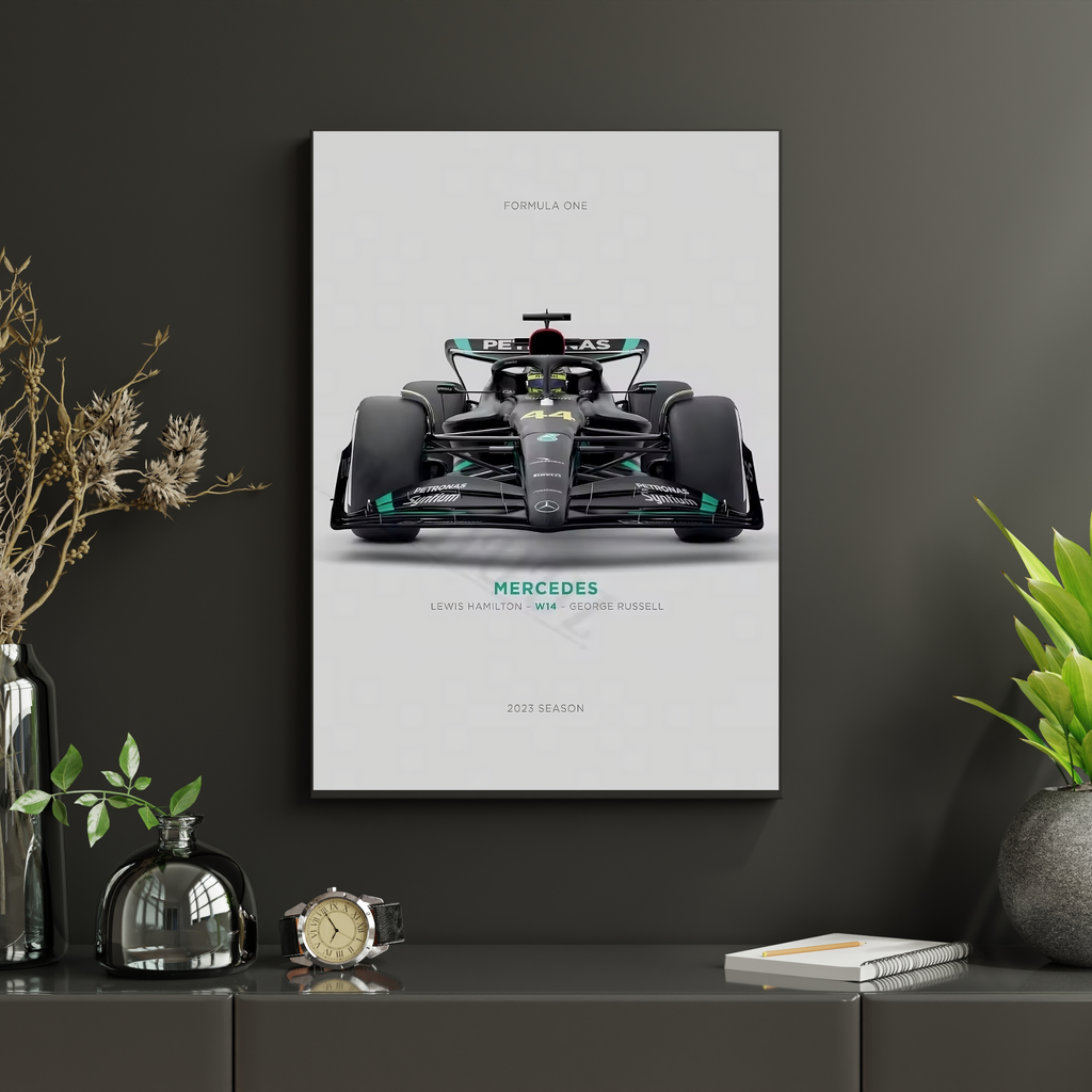 Merc Motorsport Racing Poster
