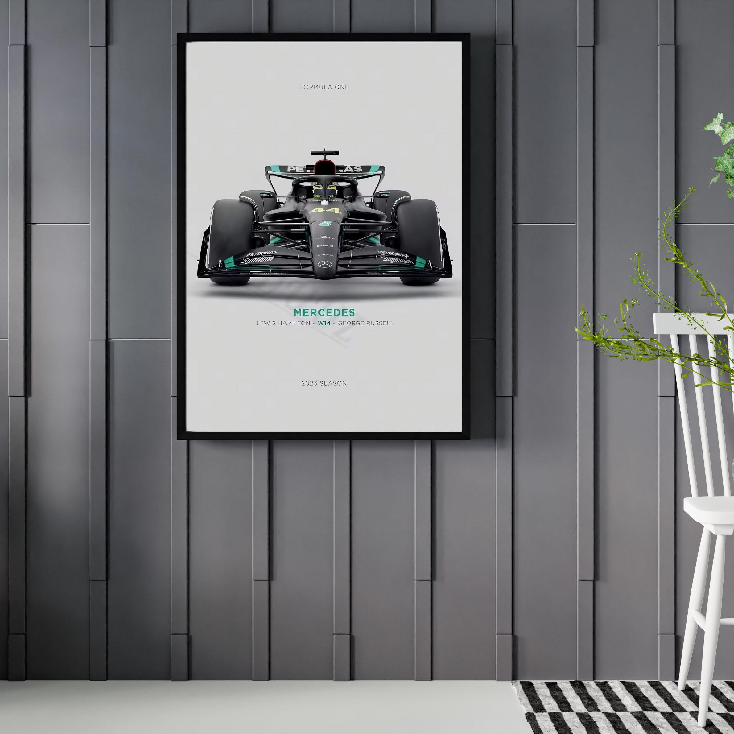 Merc Motorsport Racing Poster