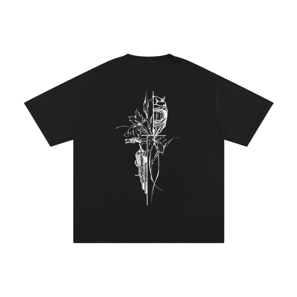 Mechanical Bloom Cotton T-Shirt