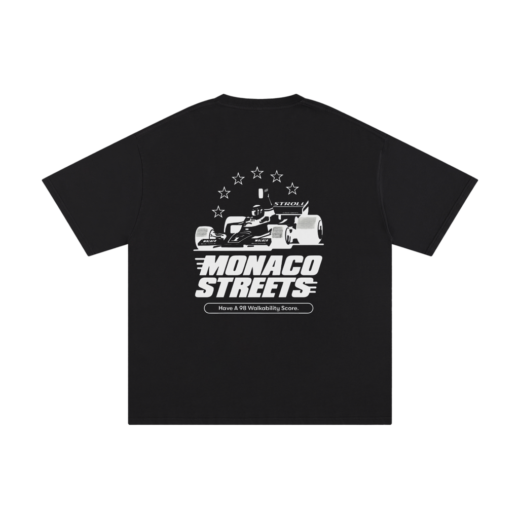 Monaco Streets Racing Cotton T-Shirt