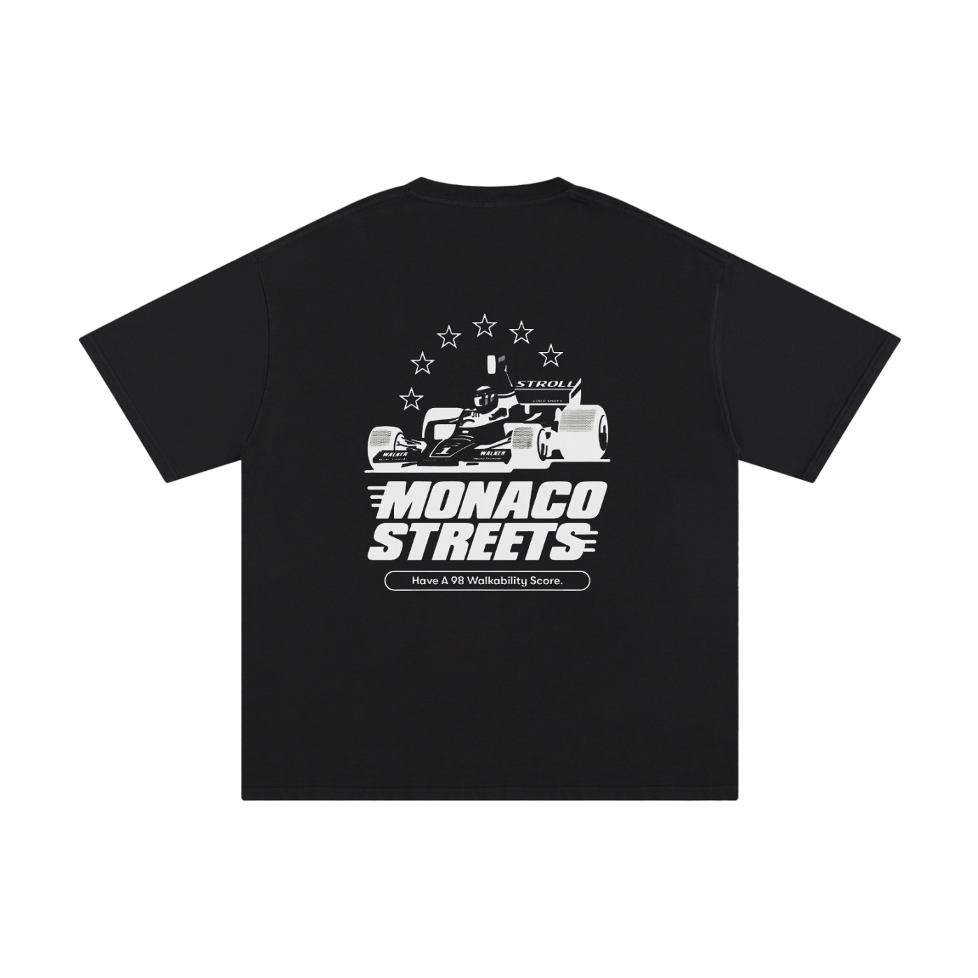 Monaco Streets Racing Cotton T-Shirt