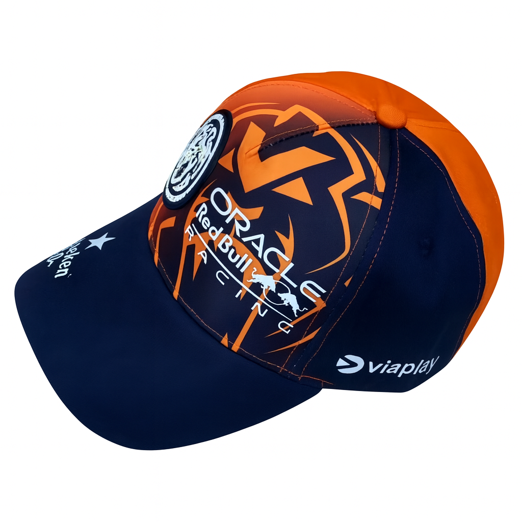 Esports Racing Inspired Cap (Orange & Black)
