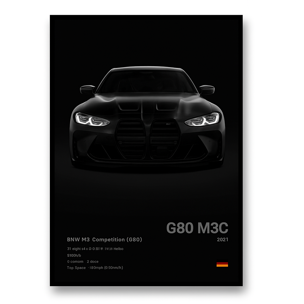 G80 Competition Inspired Poster