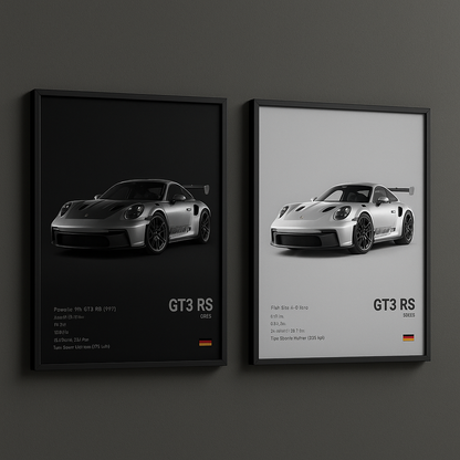 Bugatti Chiron Inspired Poster (Front View)