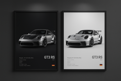 Bugatti Chiron Inspired Poster (Front View)