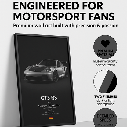 Bugatti Chiron Inspired Poster (Front View)