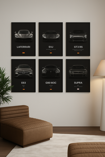Bugatti Chiron Inspired Poster (Front View)