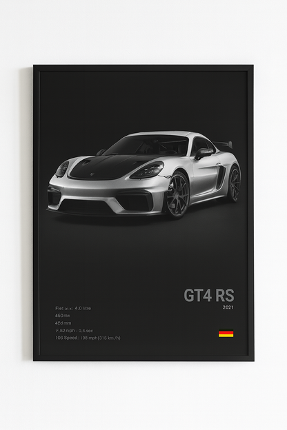 GT4 RS Inspired Poster