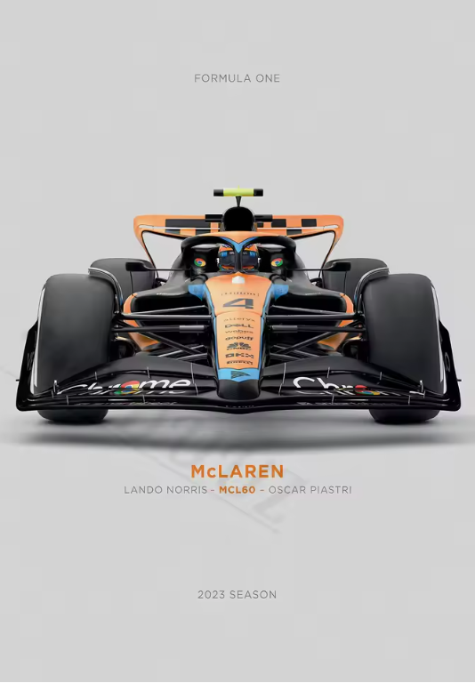 McLaren Inspired Racing Poster