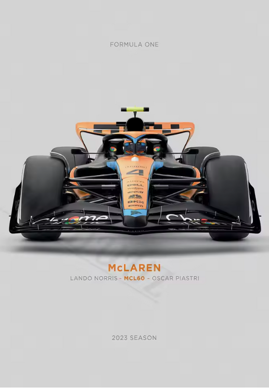 McLaren Inspired Racing Poster
