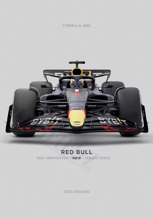 Red Bull Inspired Racing Poster