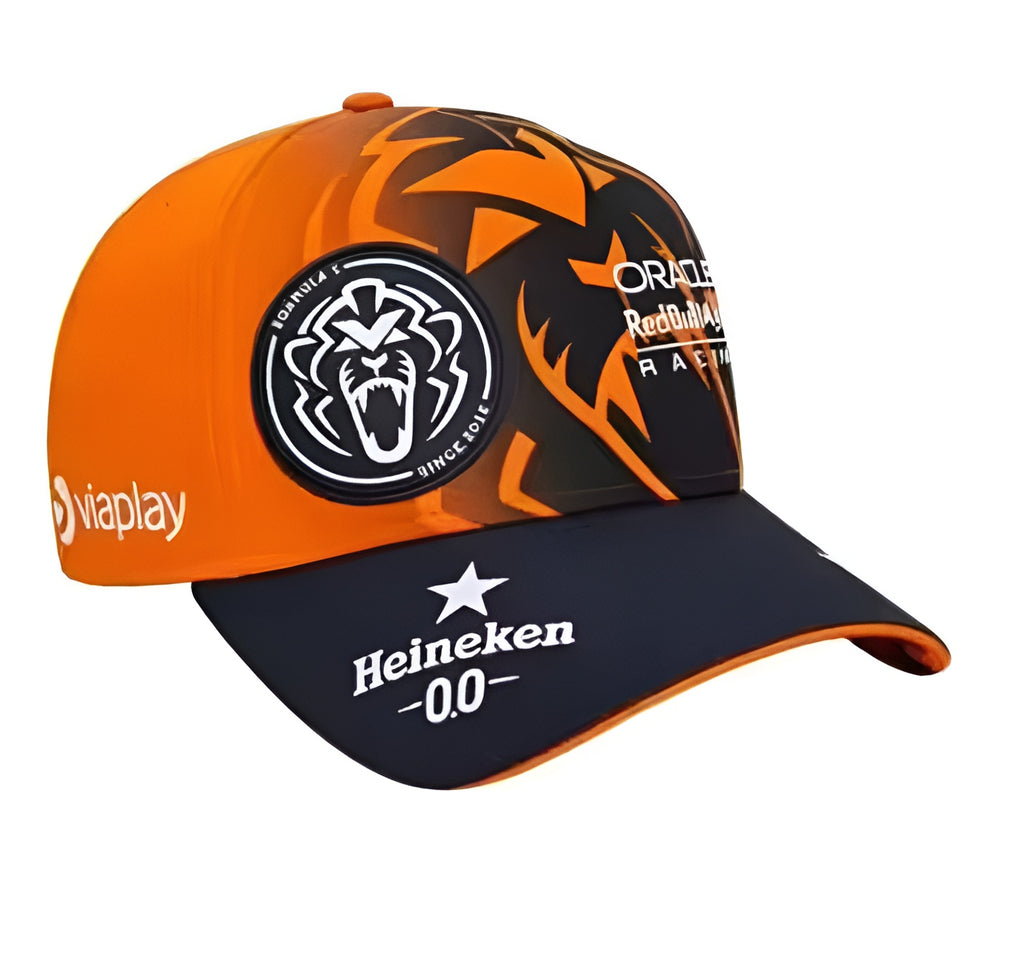 Esports Racing Inspired Cap (Orange & Black)