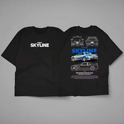 Skyline Blueprint Legends T Shirt