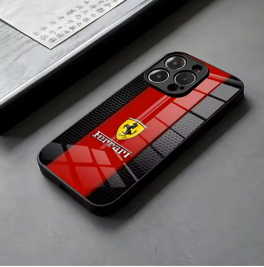 Ferrari Inspired Phone Case (Red & Black)