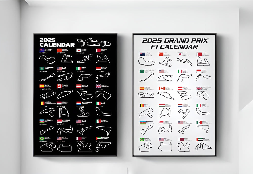 2025 World Racing Circuit Inspired Poster