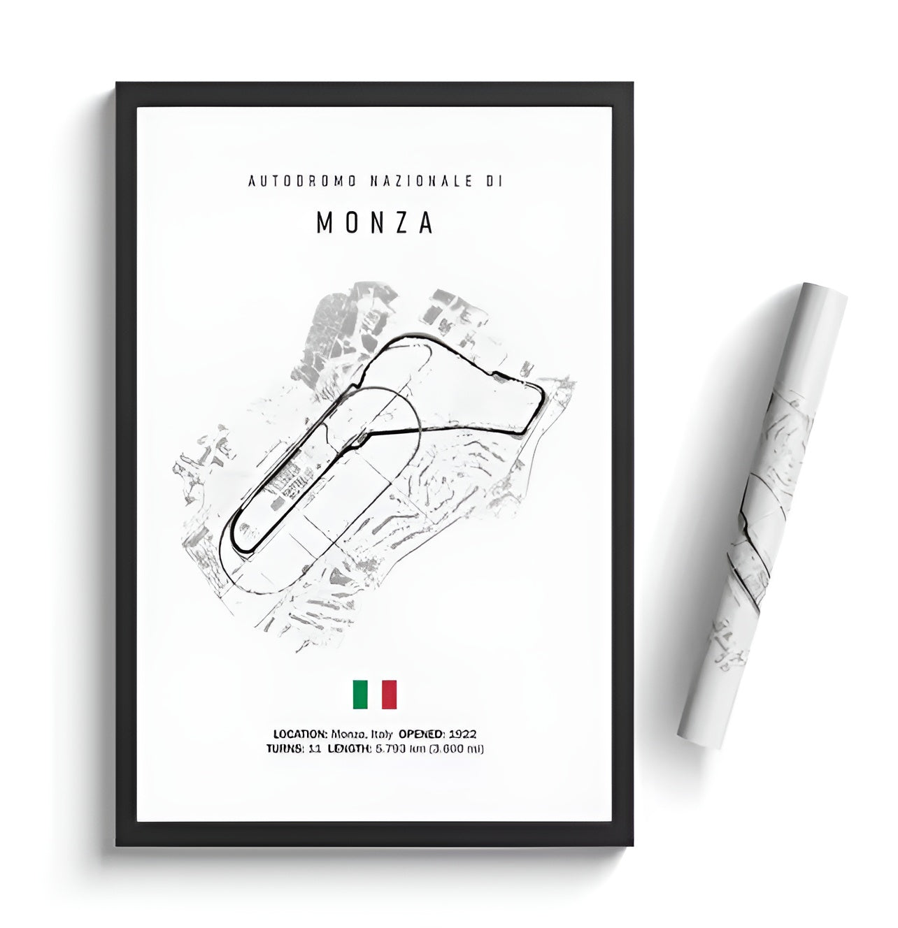 Monza Racing Circuit Inspired Poster