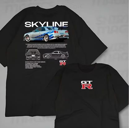 Skyline Blueprint Legends T Shirt