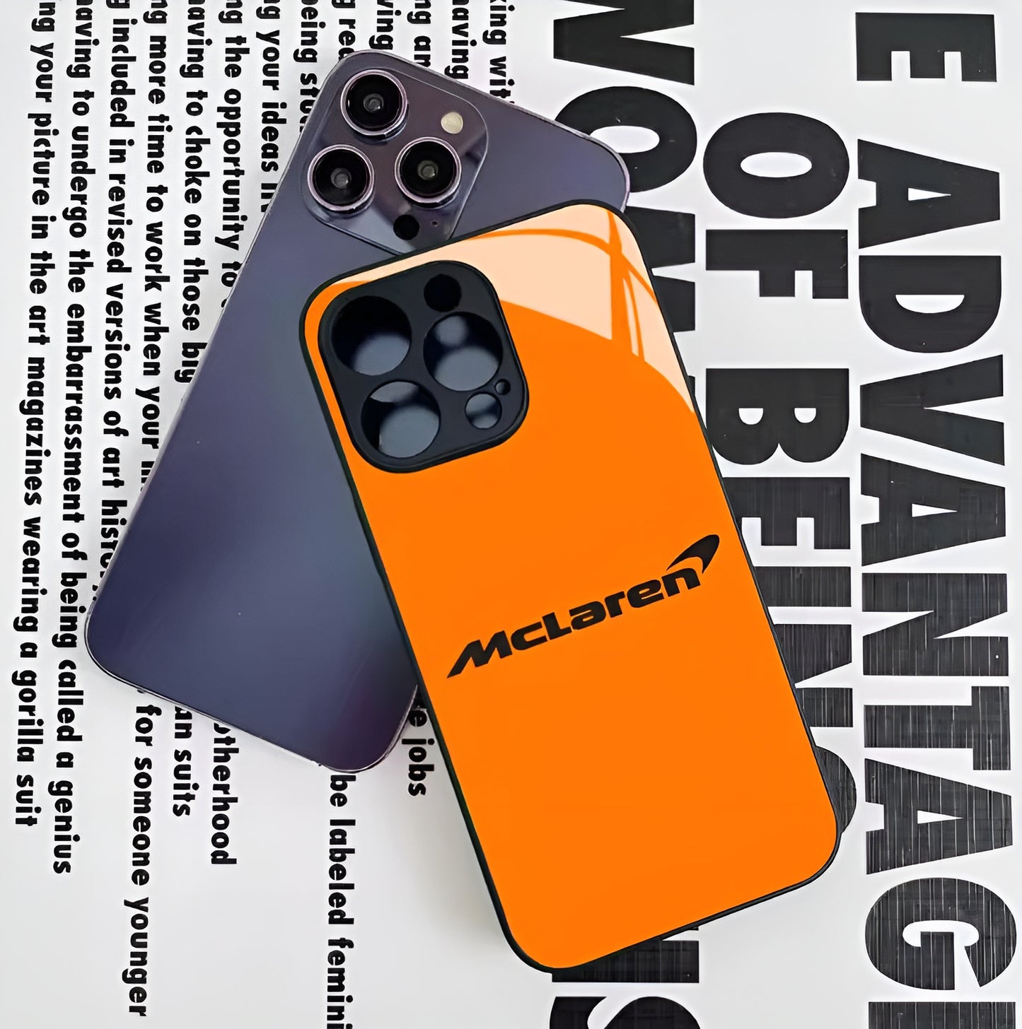 Mclaren Inspired Phone case (Orange)