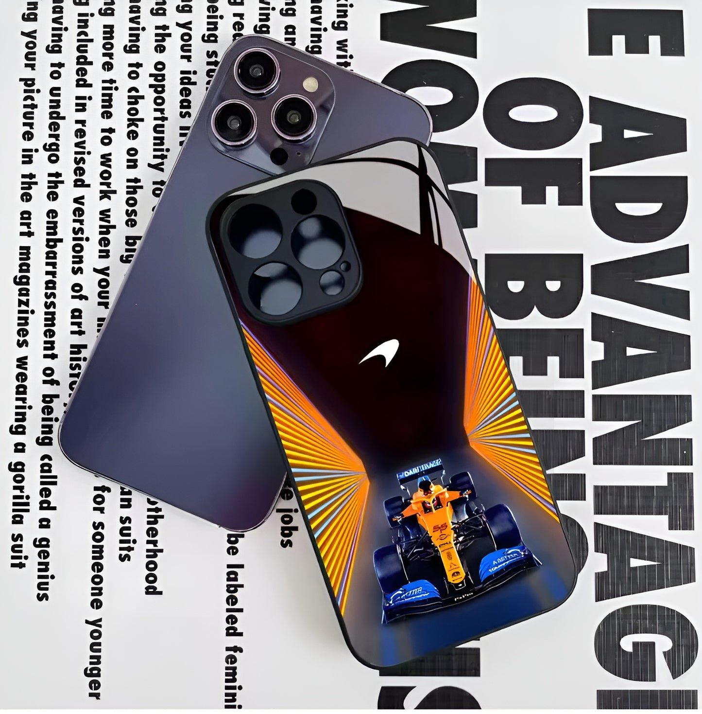 Mclaren Inspired Phone case (Motorsport Car)