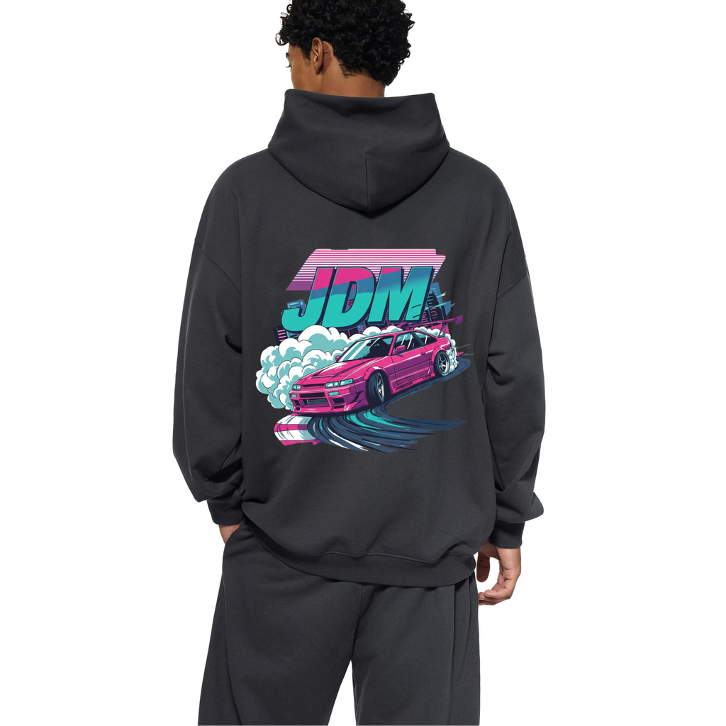 JDM Neon Drift Heavyweight Hoodie