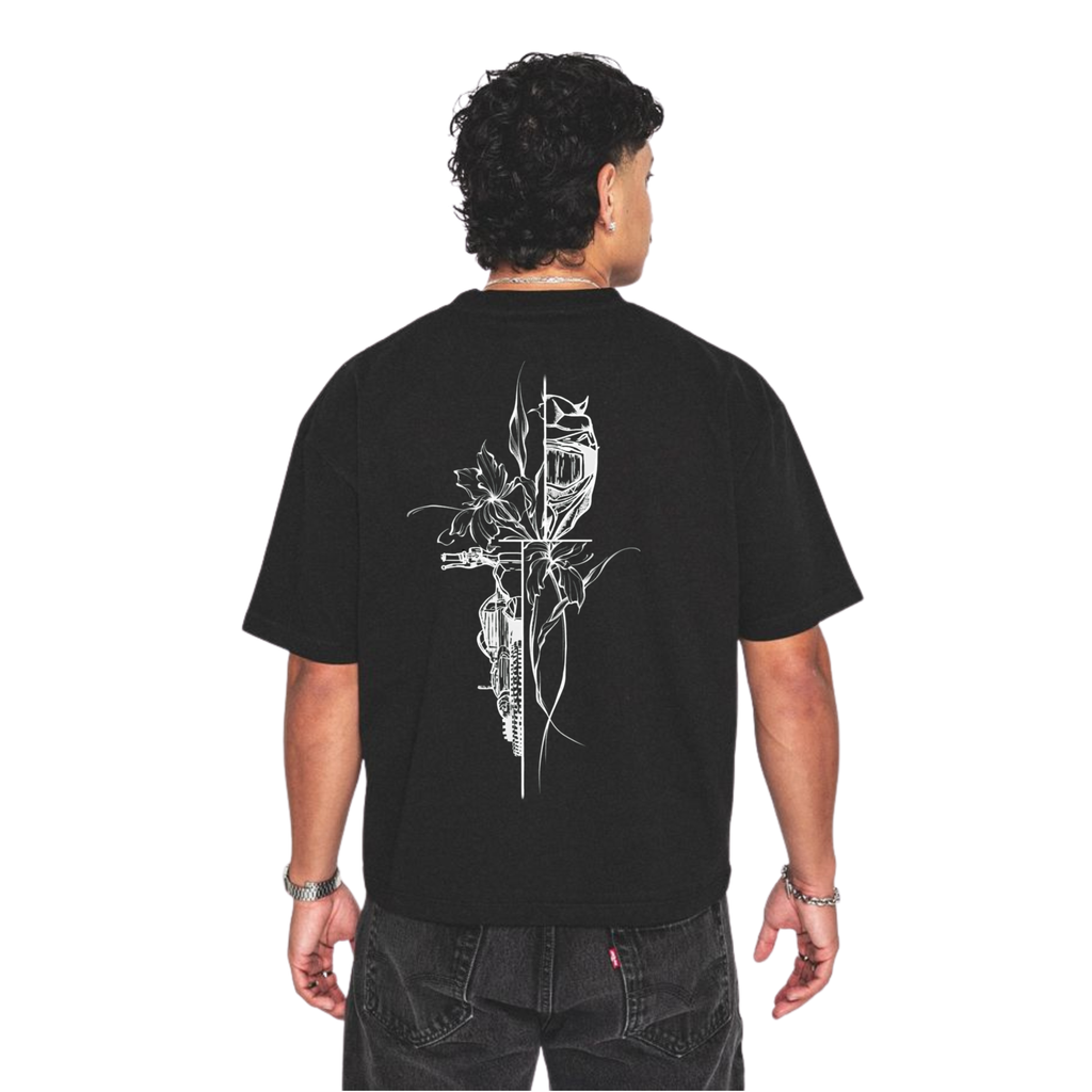 Mechanical Bloom Cotton T-Shirt