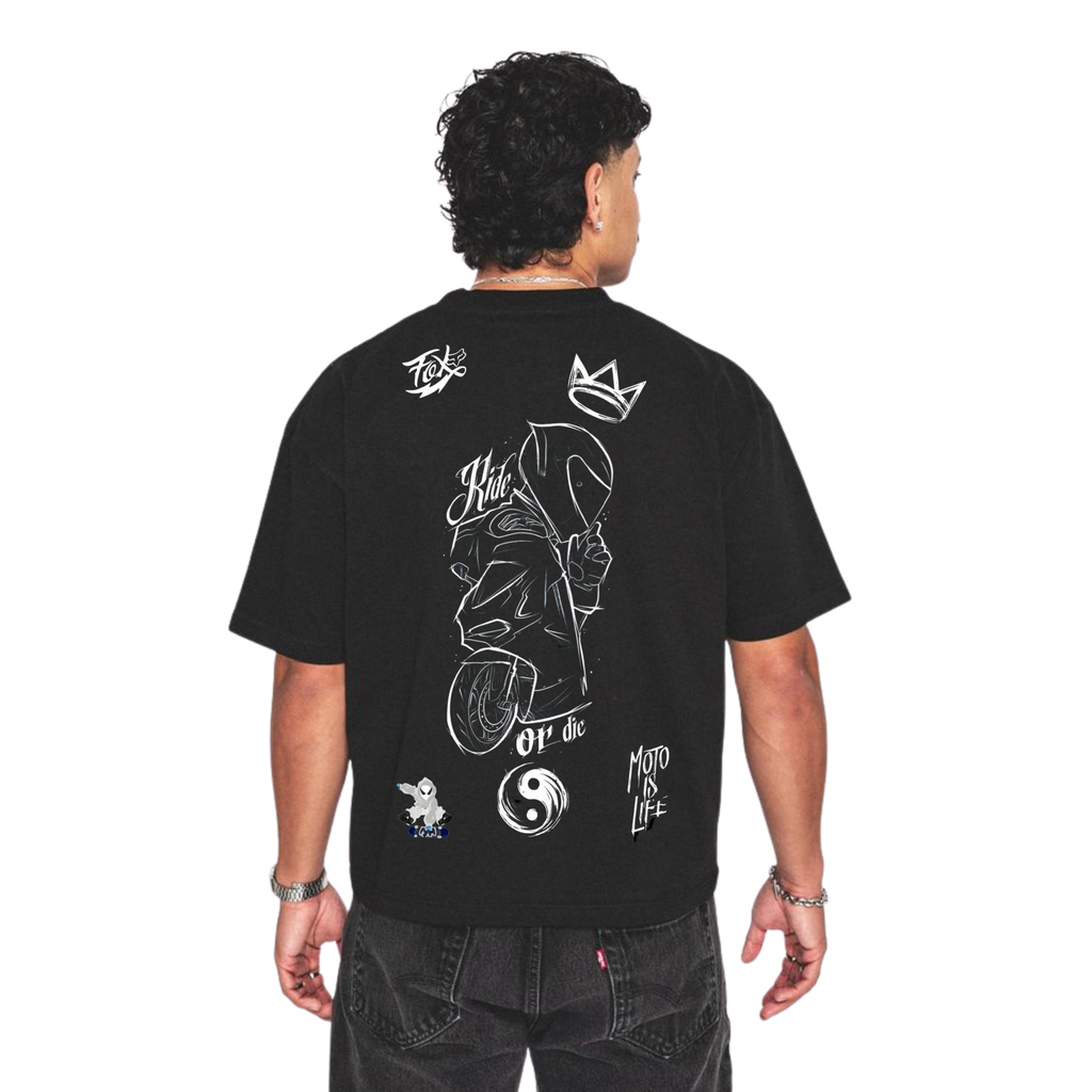 Ride or Die Moto Cotton T-Shirt