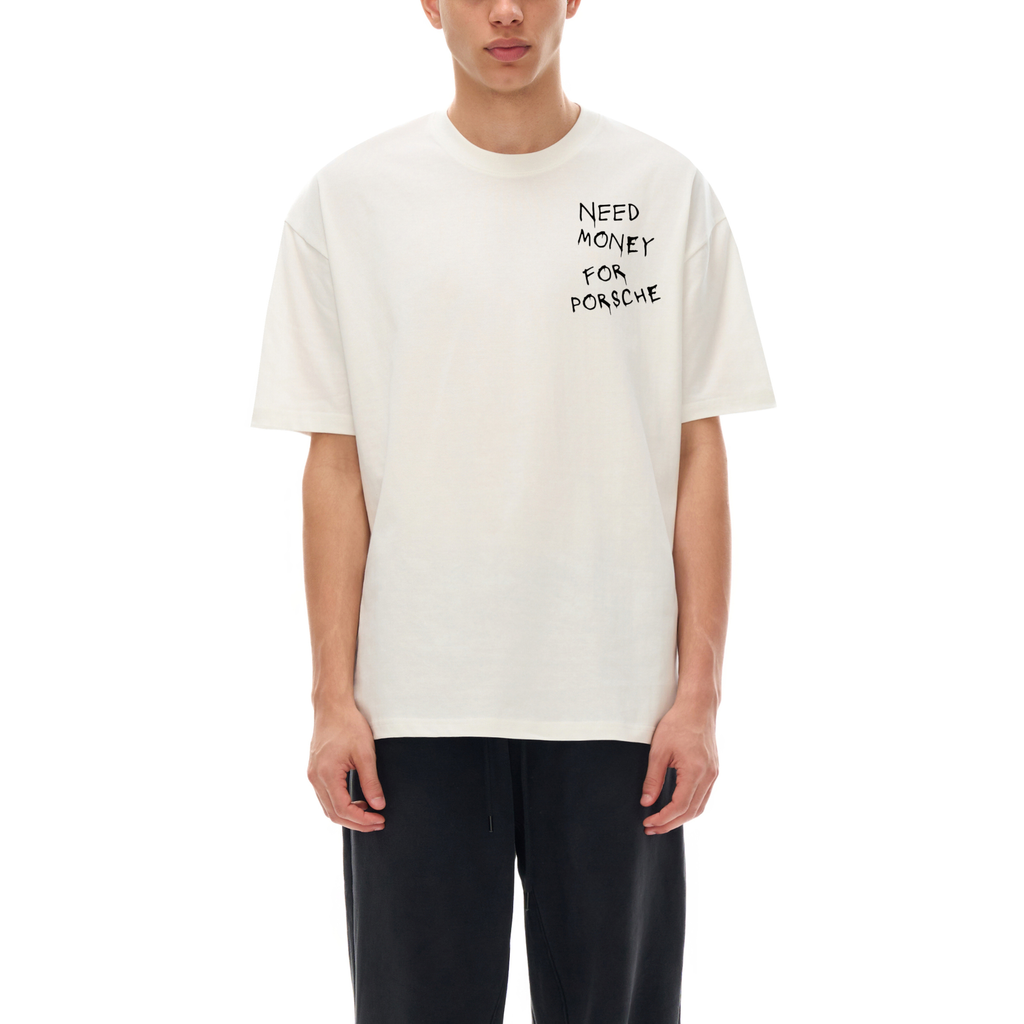 No Money For Porsche Cotton T-Shirt