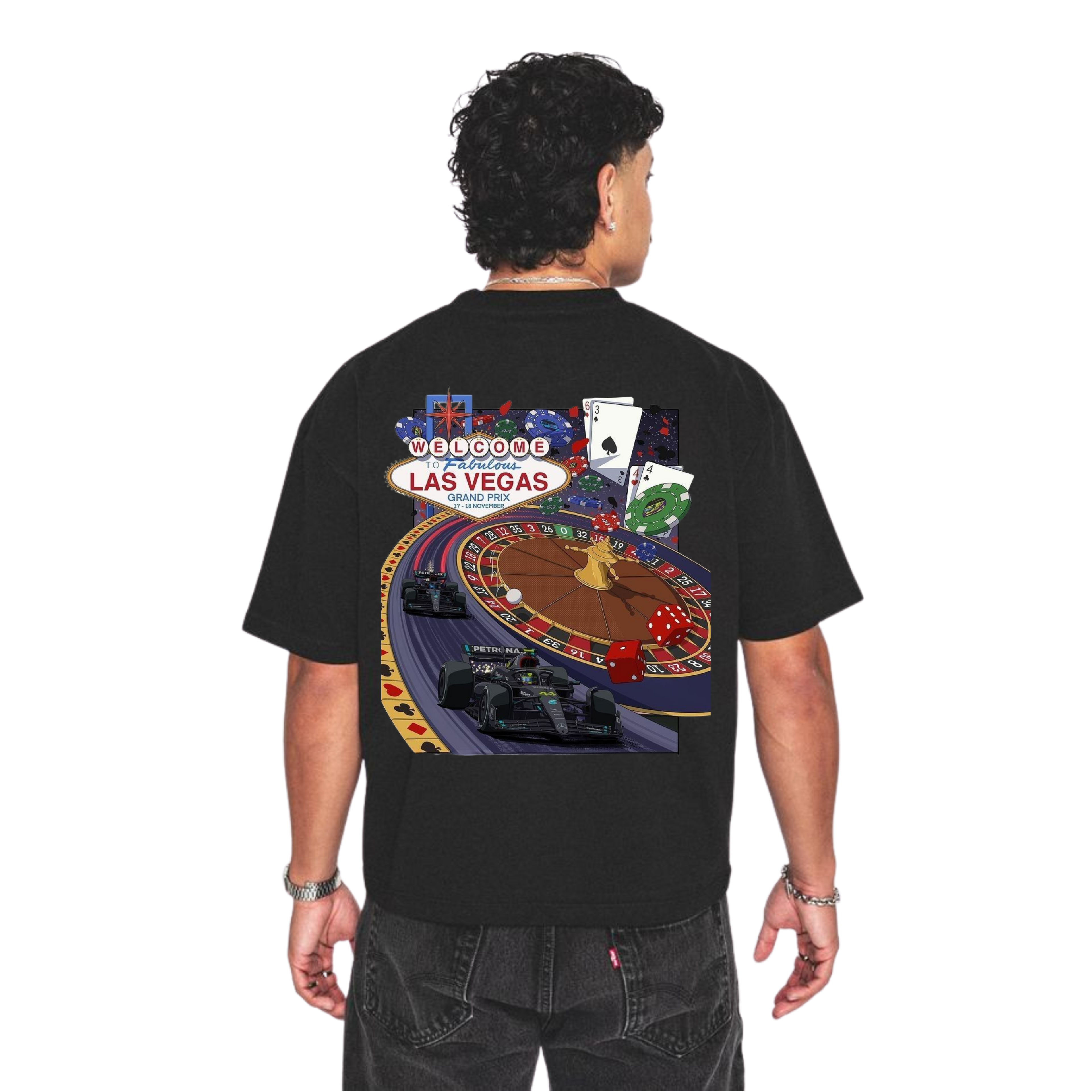 2 Words, Las Vegas Cotton T-Shirt