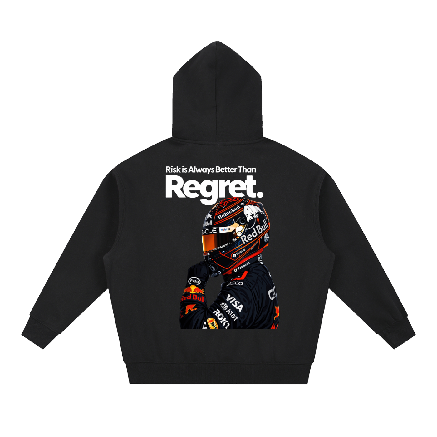 "Risk Is Always Better Than Regret" Heavyweight Fleece Hoodie