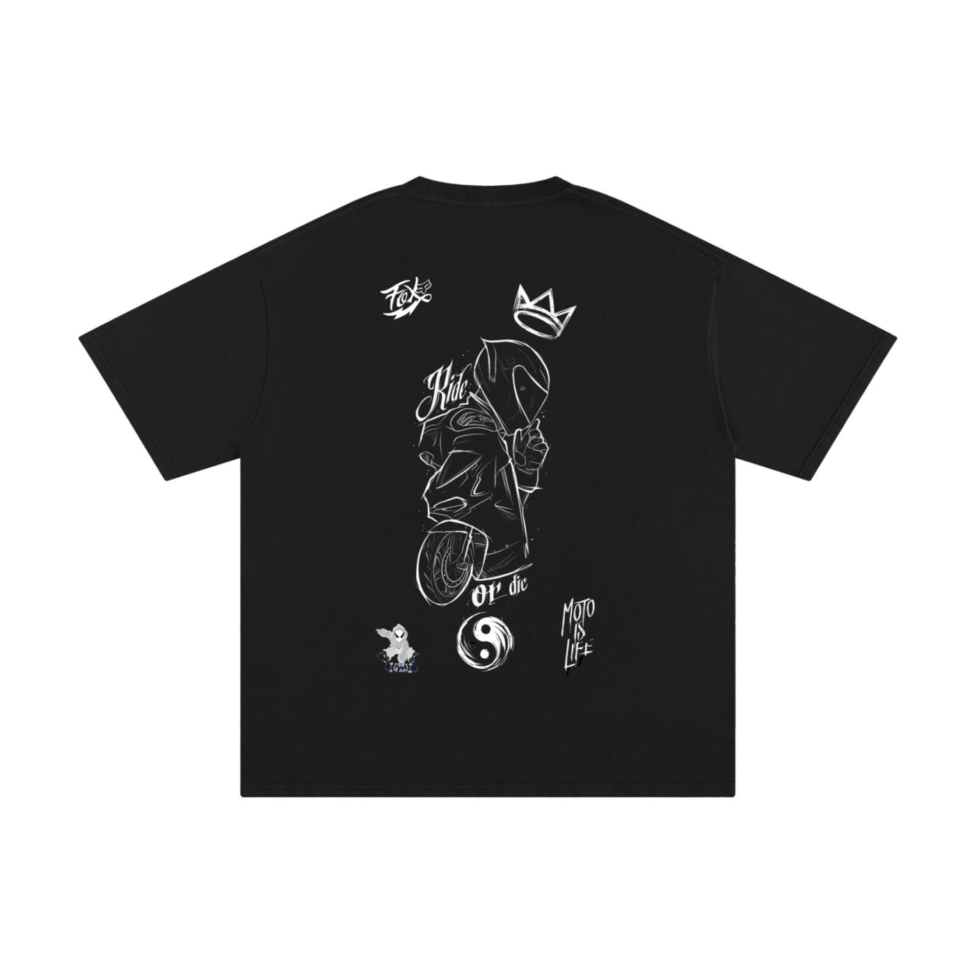 Ride or Die Moto Cotton T-Shirt