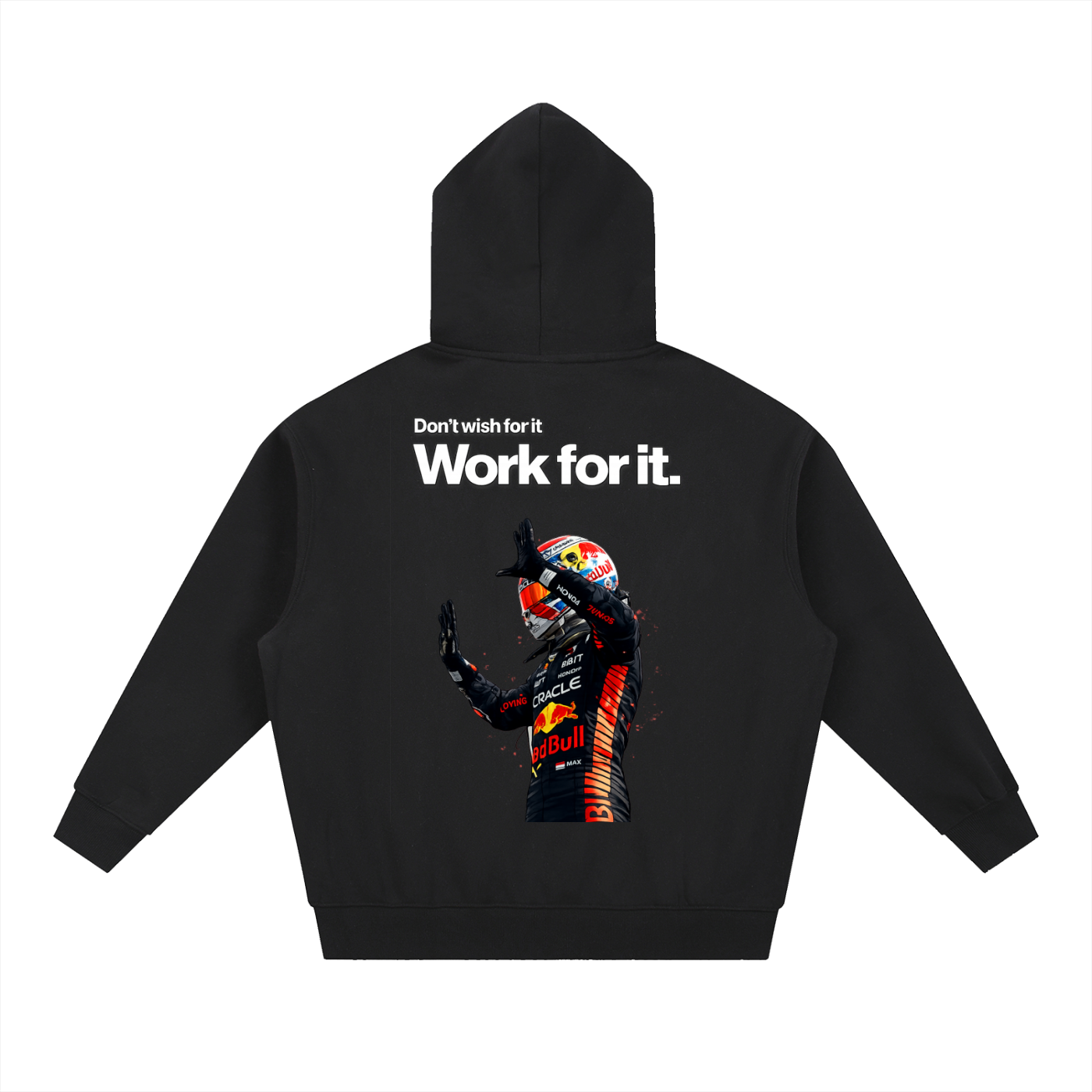 "Dont Wish, Work For It" Heavyweight Fleece Hoodie