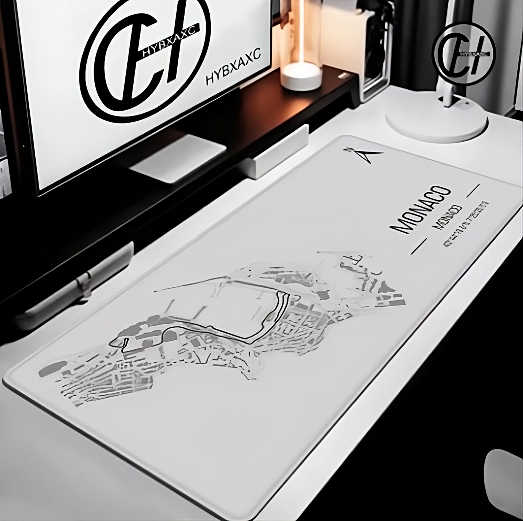 Motorsport Racetrack Inspired Mousepads (White)